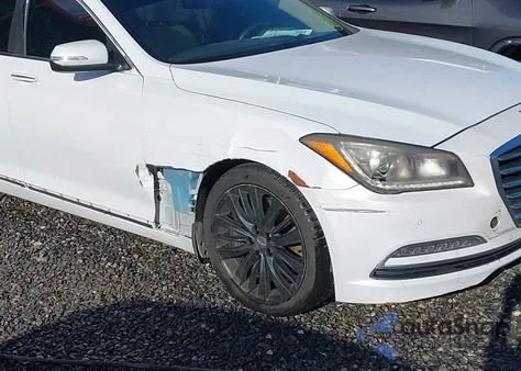 2015 Hyundai Genesis 5.0 из США, поврежденный, VIN KMHGN4JF1FU091836